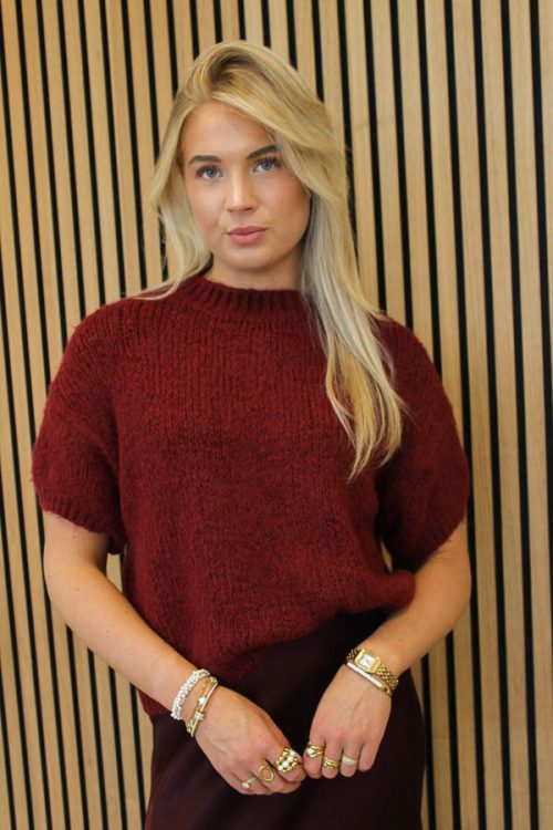 Trui_korte_mouw_bordeaux_-_Maje-3_big_image